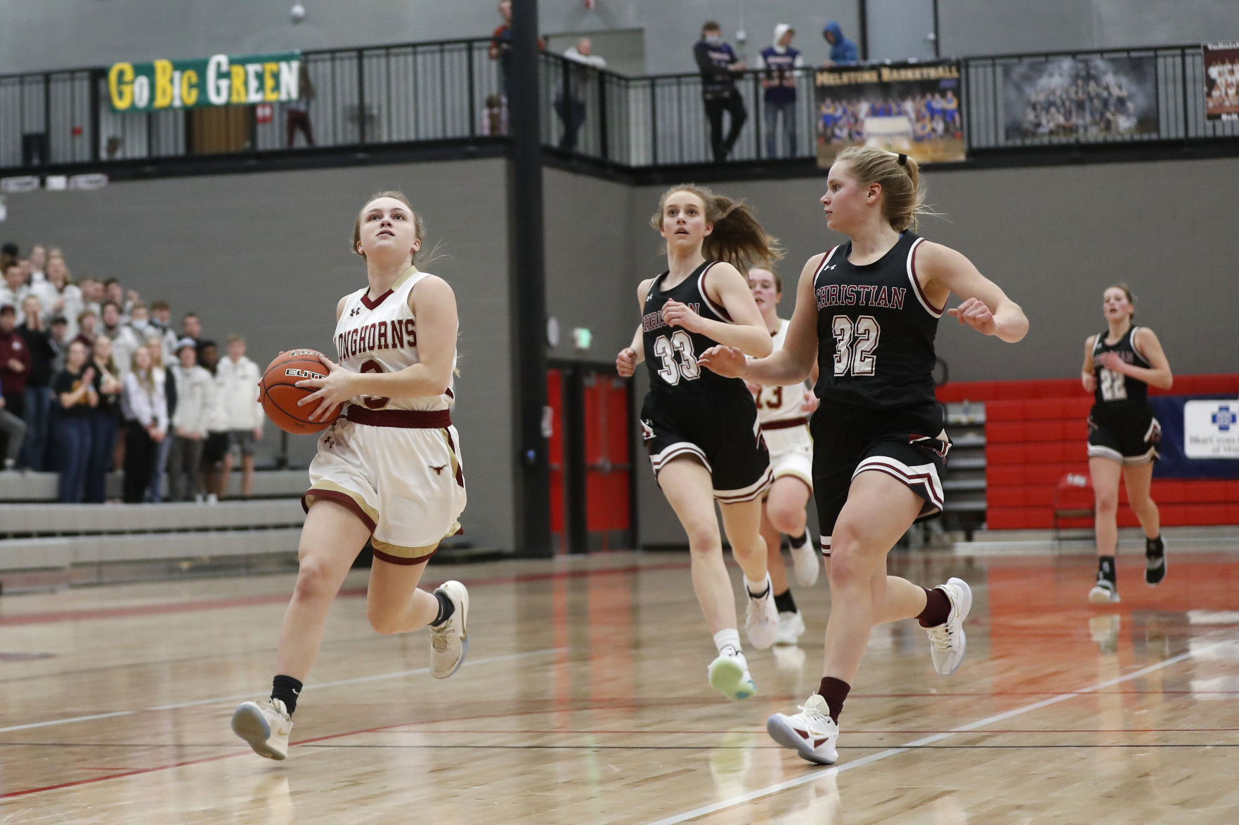 Fort Benton girls v Manhattan Christian